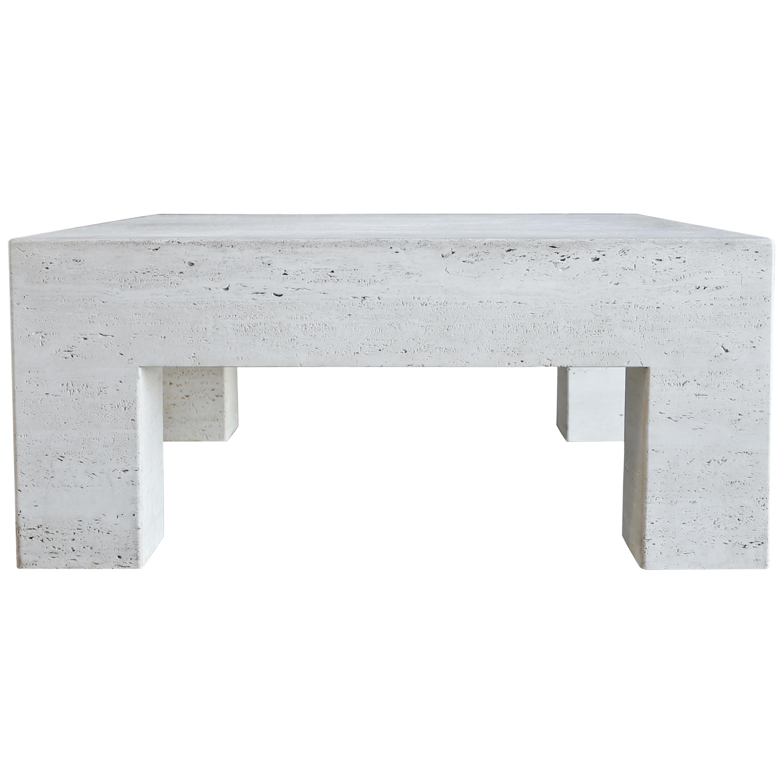 Travertine Coffee Table