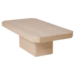 Used Travertine coffee table