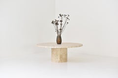 Couchtisch aus Travertin für Up & Up:: Italien:: 1970er Jahre