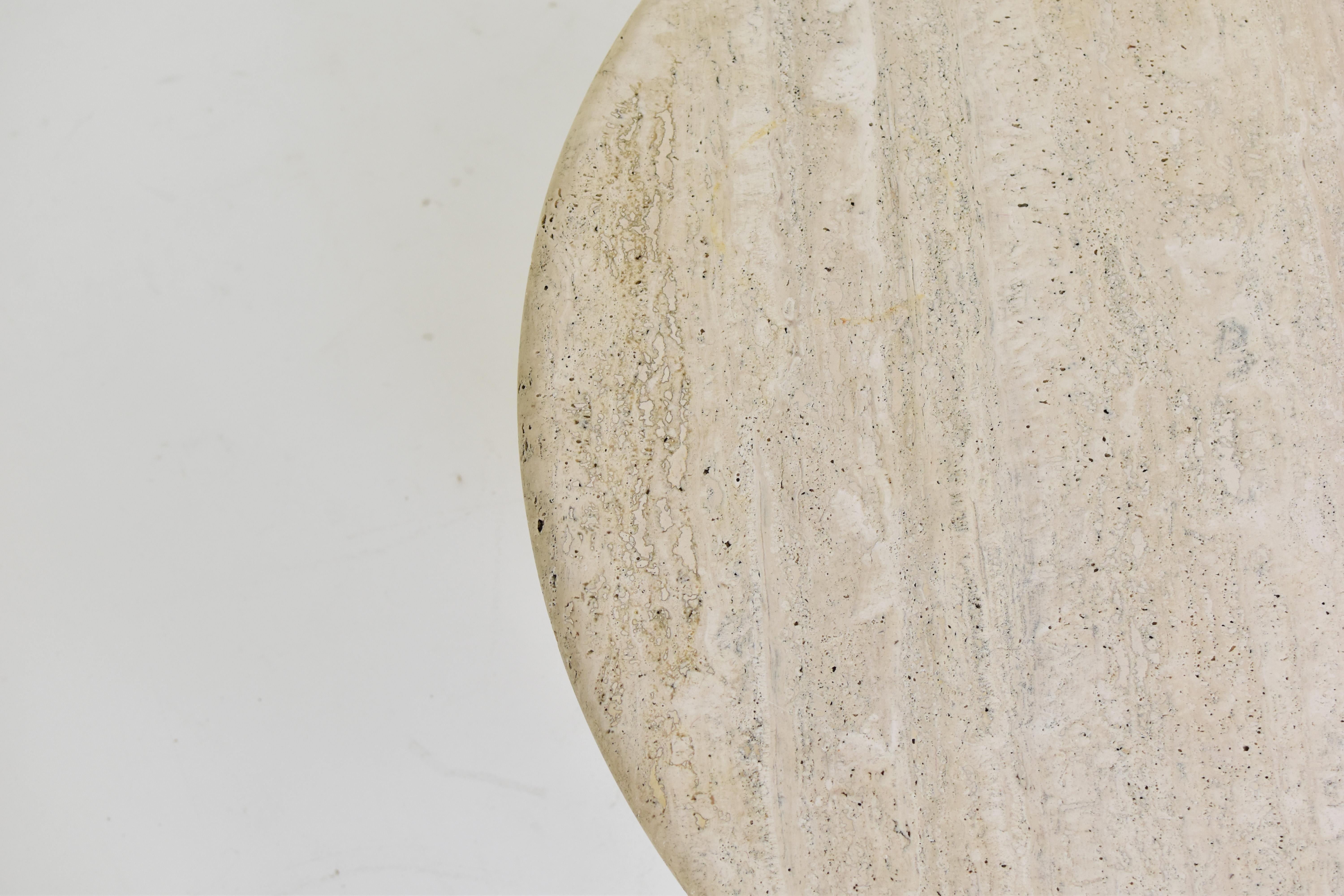 Late 20th Century Travertine Coffee Table for Up & Up, Italy, 1970’s