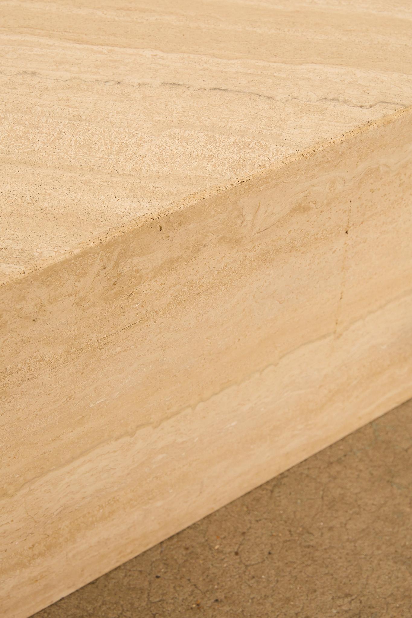 Tables basses en travertin par Up&Up en vente 2