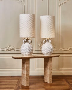 Console en travertin de Studio Glustin