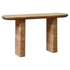 Travertine Console by Studio Glustin