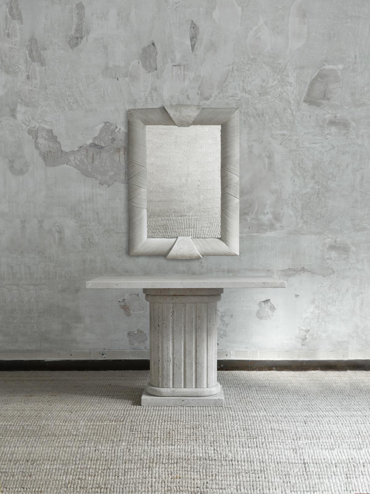 Console in travertino in vendita 4