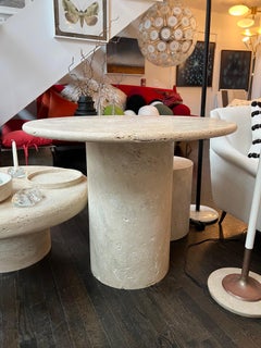 Travertine Dining Table by Le Lampade