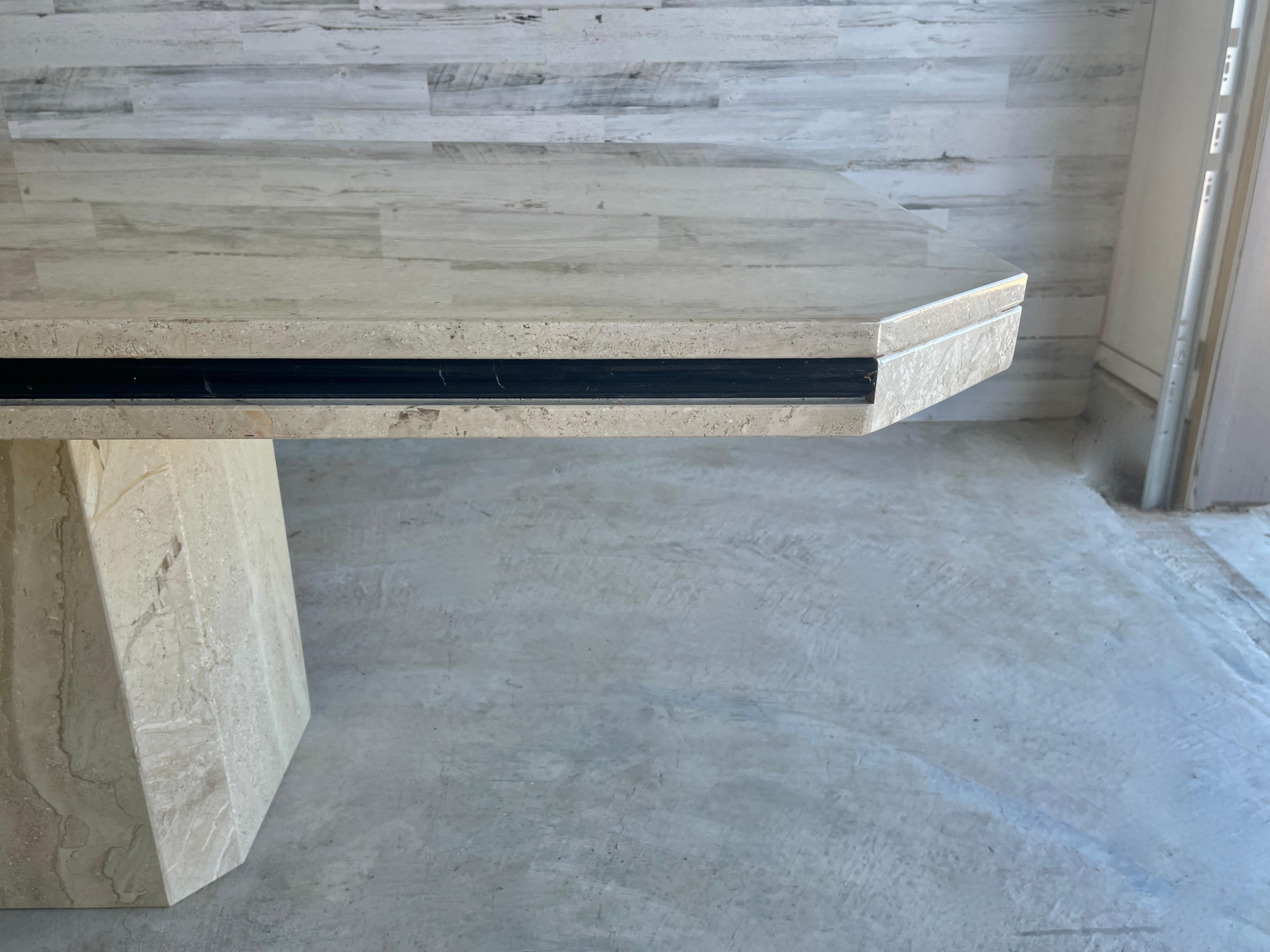 Travertine Dining Table 5