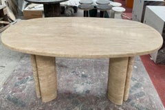 Travertine Dining Table