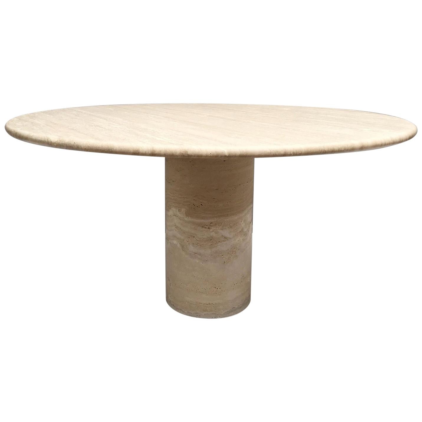 Travertine Dining Table