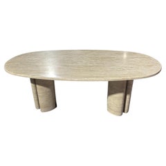 Travertine Dining Table