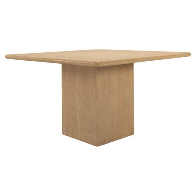 Massive Italian Sculptural Table Bases in Solid Cherrywood, Italy 1970s ...