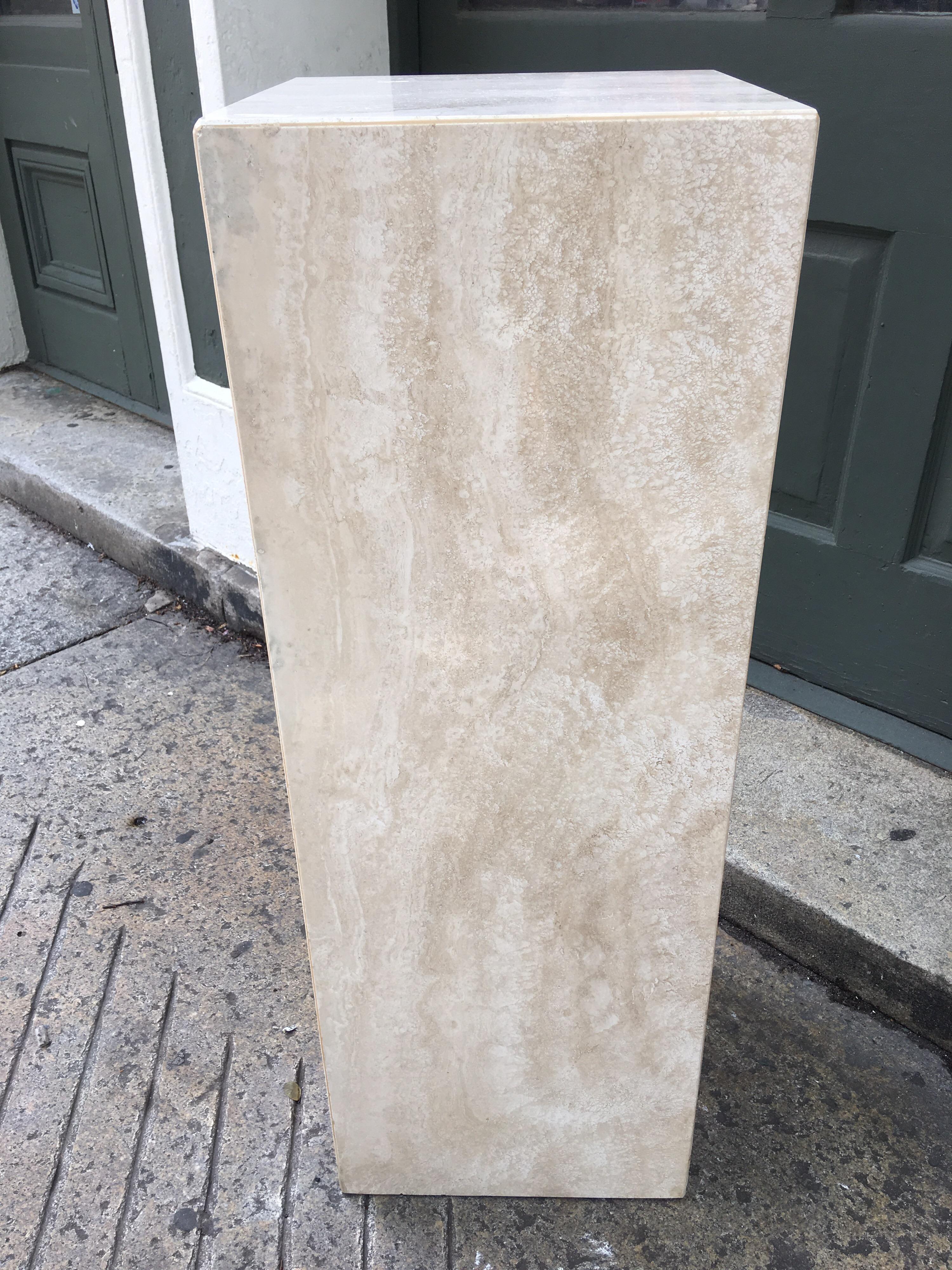 Travertine Display Stands at 1stDibs travertine stand