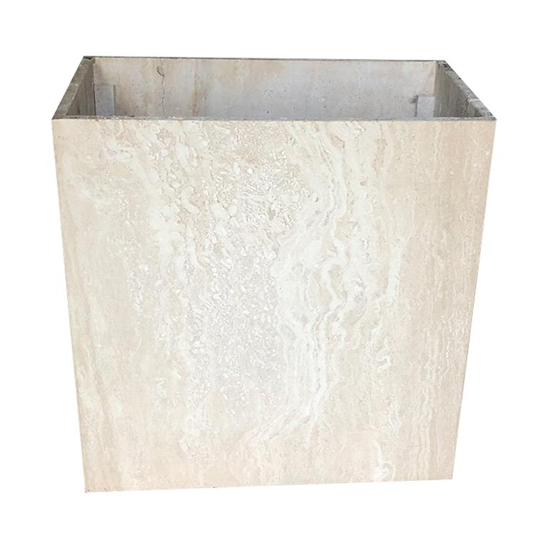 Travertine Italian Maximalist Table Base or coffee table by Artedi Made in Italy
