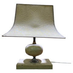 Lampe en travertin