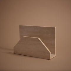 Travertine Magazine Rack
