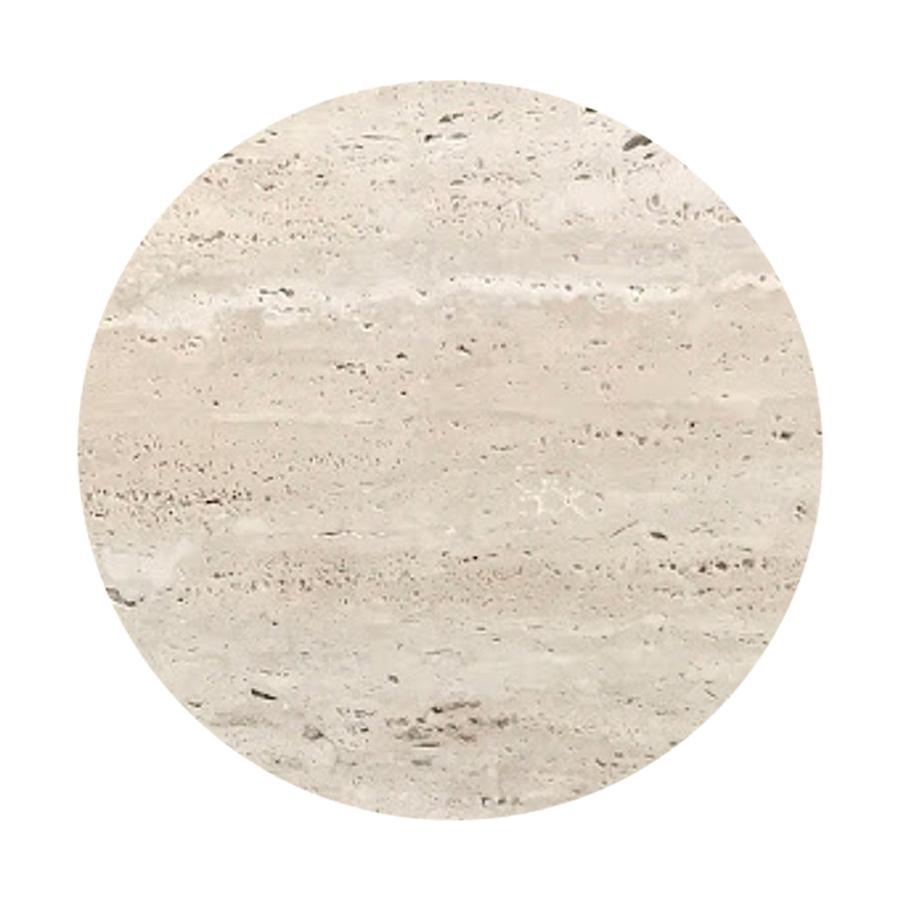 Travertin-Marmorsockel, klein, 15 W drahtlose Platte