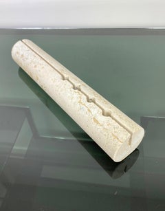 Travertine Marble Letter Pen Holder Fratelli Mannelli Rapolano, Italy, 1970s
