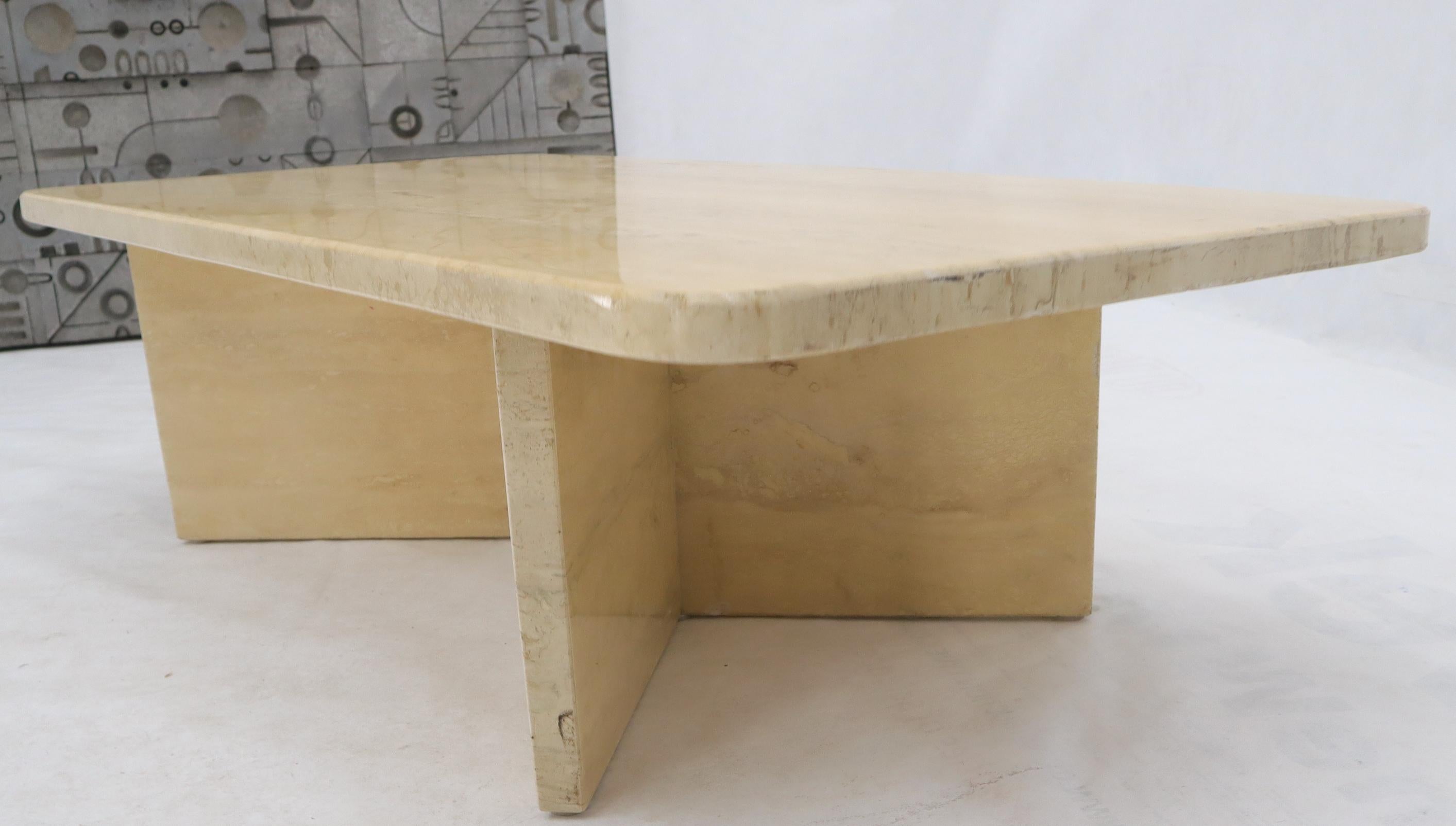 travertine coffee table rectangle