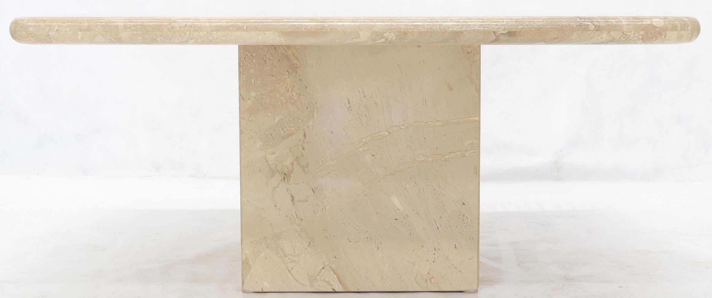 tan marble coffee table