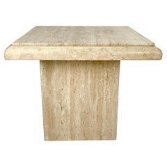 Travertine Marble Stone Side Table