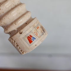 Travertine Mid-Century Candlestick by Frattelli Manelli