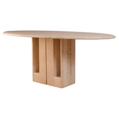 Table oblongue en travertin - Berraldacci