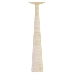 Travertine pedestal by Egidio Di Rosa & Pier Alessandro Giusti for Up & Up 1960s