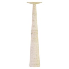 Travertine pedestal by Egidio Di Rosa & Pier Alessandro Giusti for Up & Up 1960s