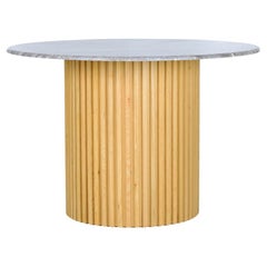 Travertine Round Table – DOCIA