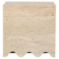 Travertine Side Table ‘Flow’