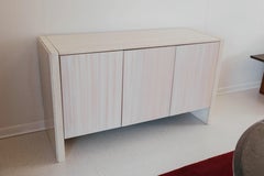 Travertine Sideboard Cabinet by Stone International, Italy, 1980s, Signed