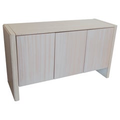 Mobile credenza in travertino di Stone International, Italia, anni '80, firmato