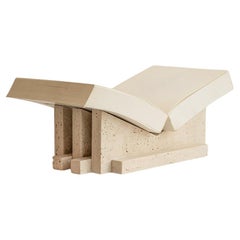 Travertine Small Bookstand ‘Mathilda’