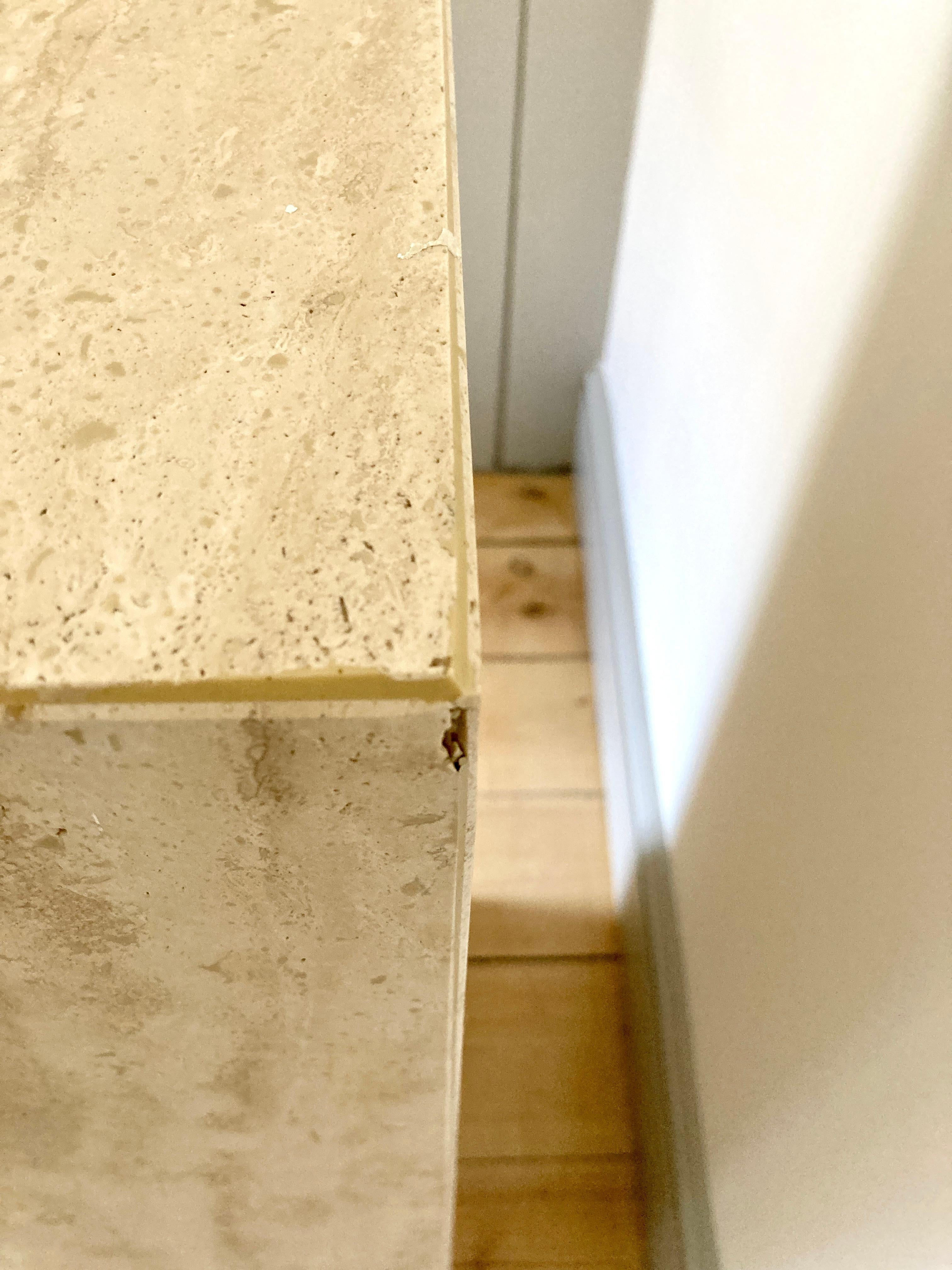 Travertine Stone Plinth / Pillar / Plant Stand 4