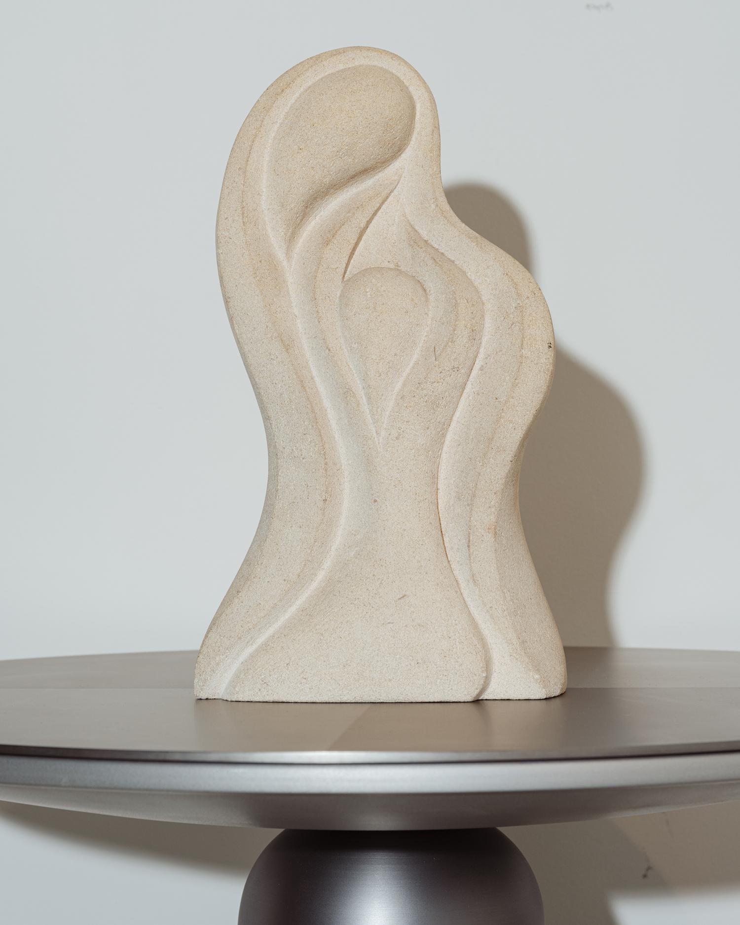 Mid-Century moderno Travertine stone sculpture, Albert Tormos, 1980s in vendita