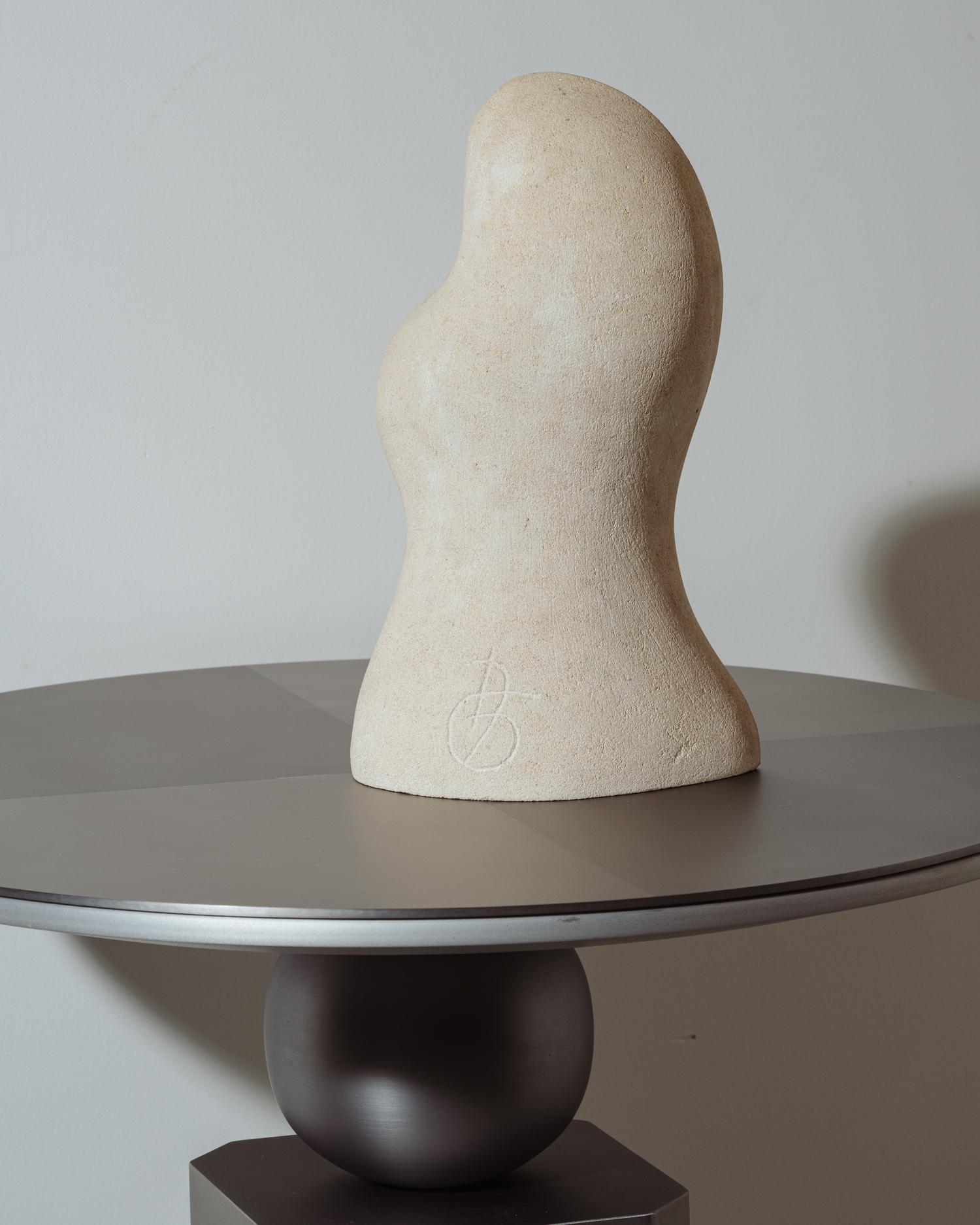 Travertino Travertine stone sculpture, Albert Tormos, 1980s in vendita