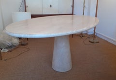 Travertine Table, by Angélo Magiarotti circa 1980