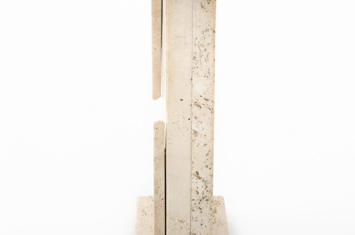 Travertine Table Lamp, 1970s  For Sale 2