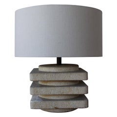 Travertine Table Lamp by Fratelli Mannnelli, Italy, 1970s
