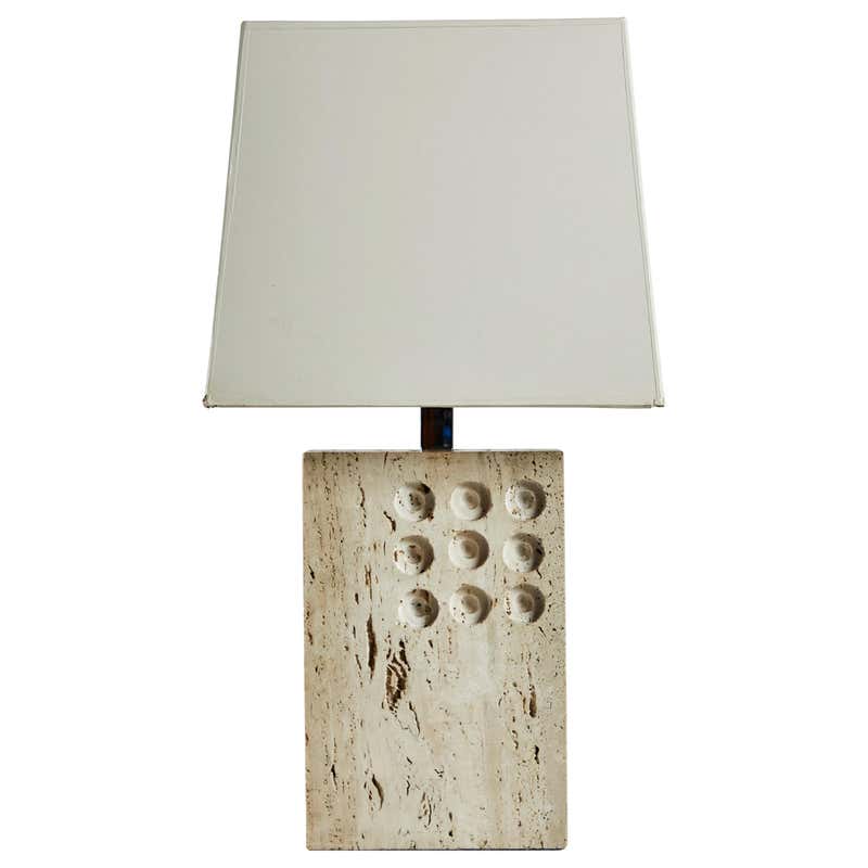 Travertine Table Lamps - 183 For Sale at 1stdibs