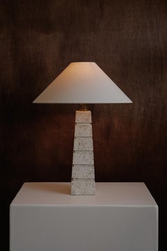 Travertine Table Lamp