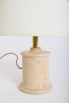 Travertine Table Lamp