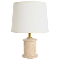 Travertine Table Lamp
