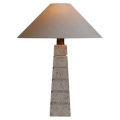 Travertine Table Lamp