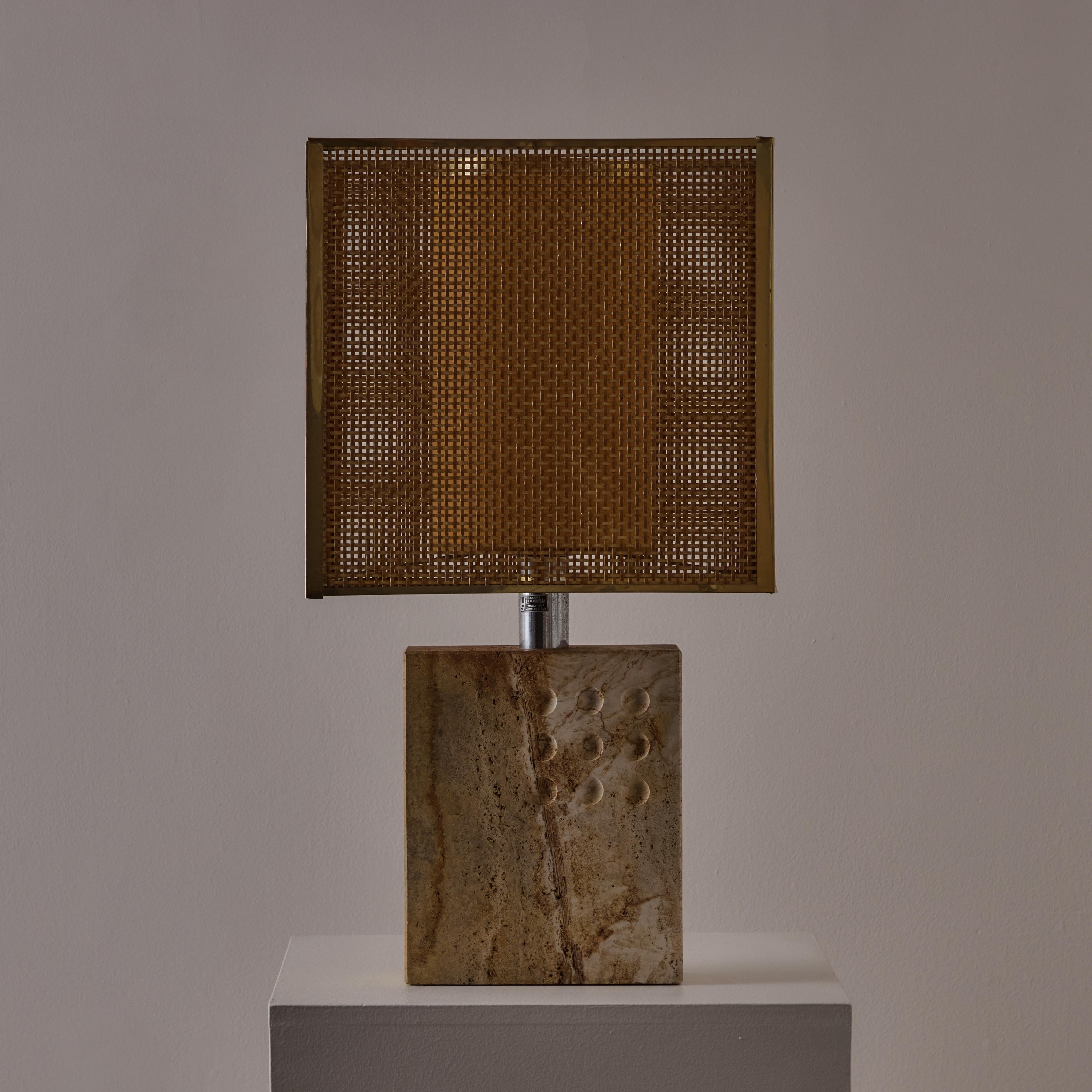 Travertine Table Lamp from Fratelli Mannelli for Signa For Sale 6