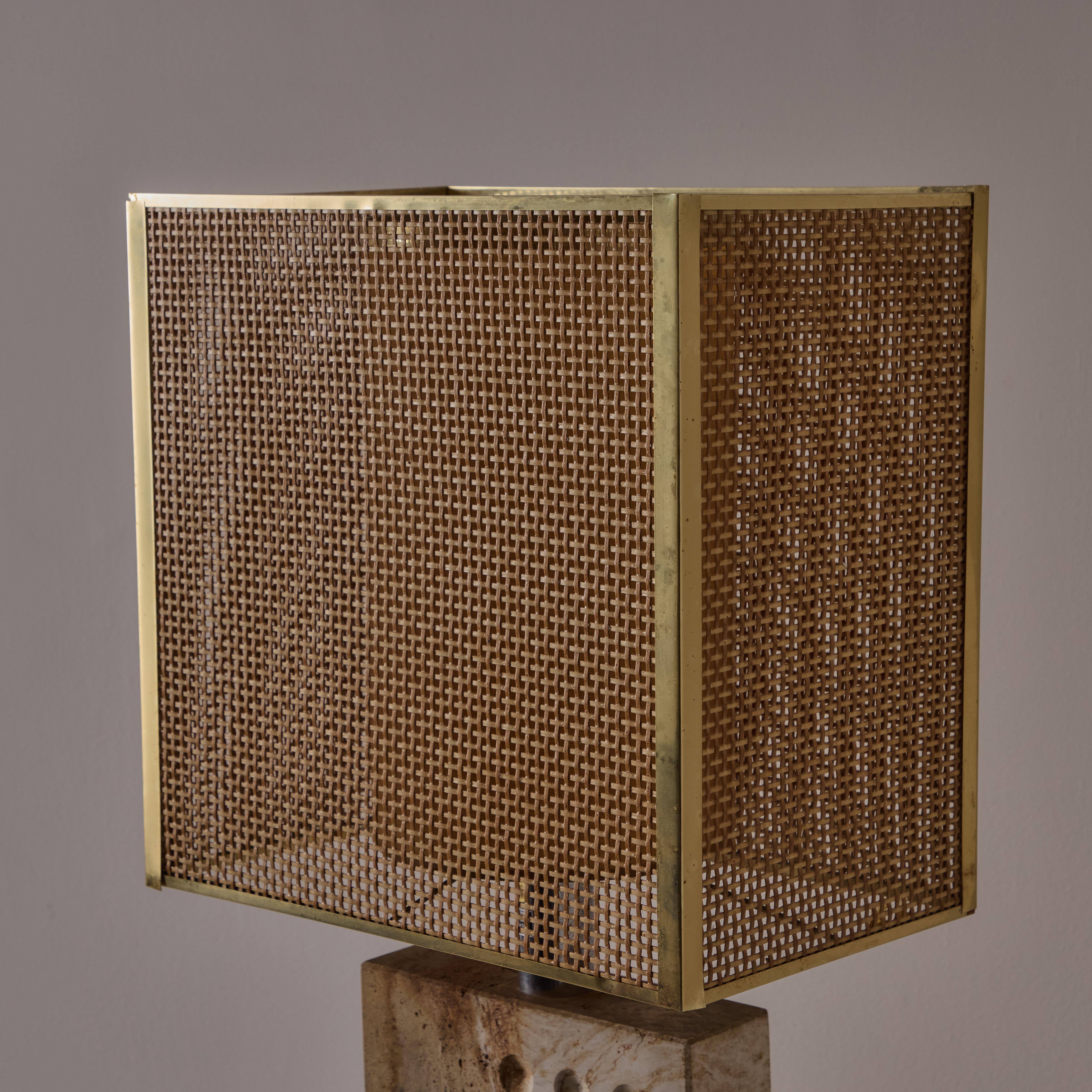 Travertine Table Lamp from Fratelli Mannelli for Signa For Sale 10