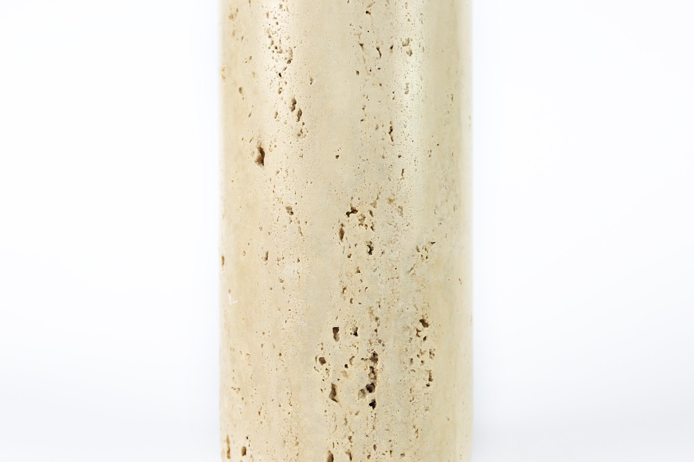 Travertine Vase in the Style of Angelo Mangiarotti, Italy, 1970s 3