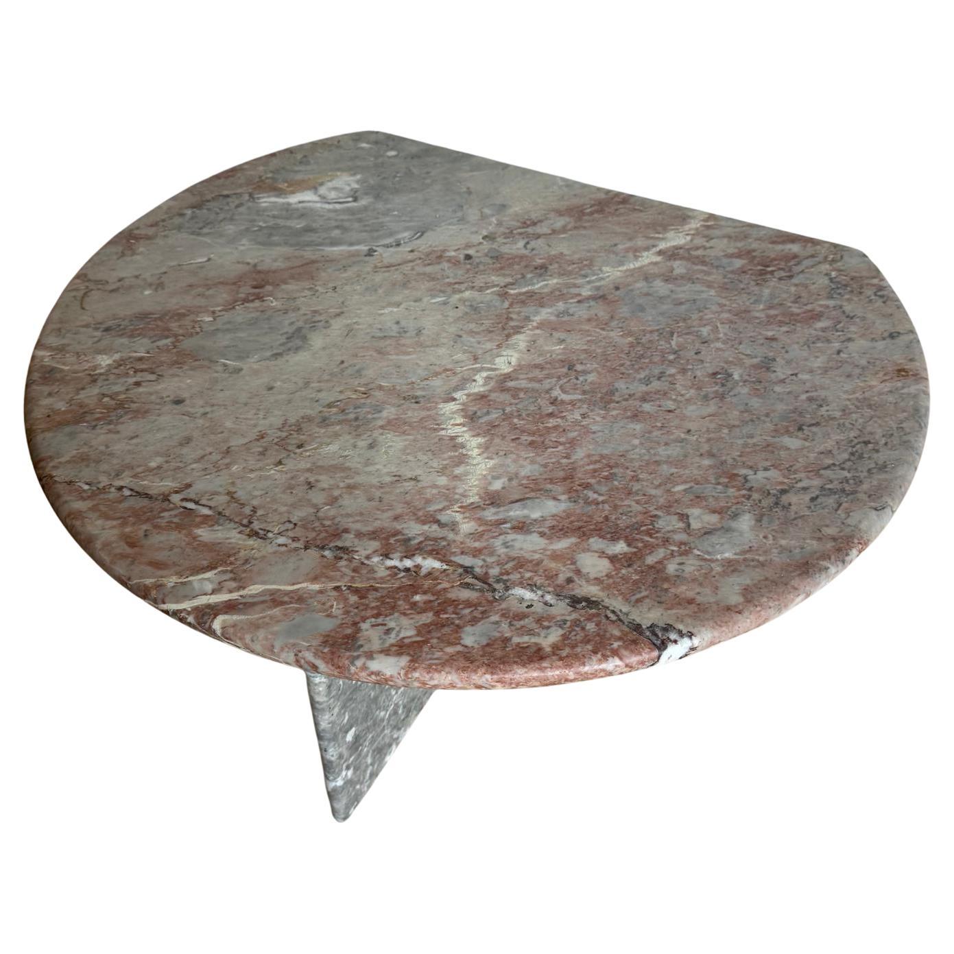 Travertine vintage coffee table, Denmark 1960 For Sale