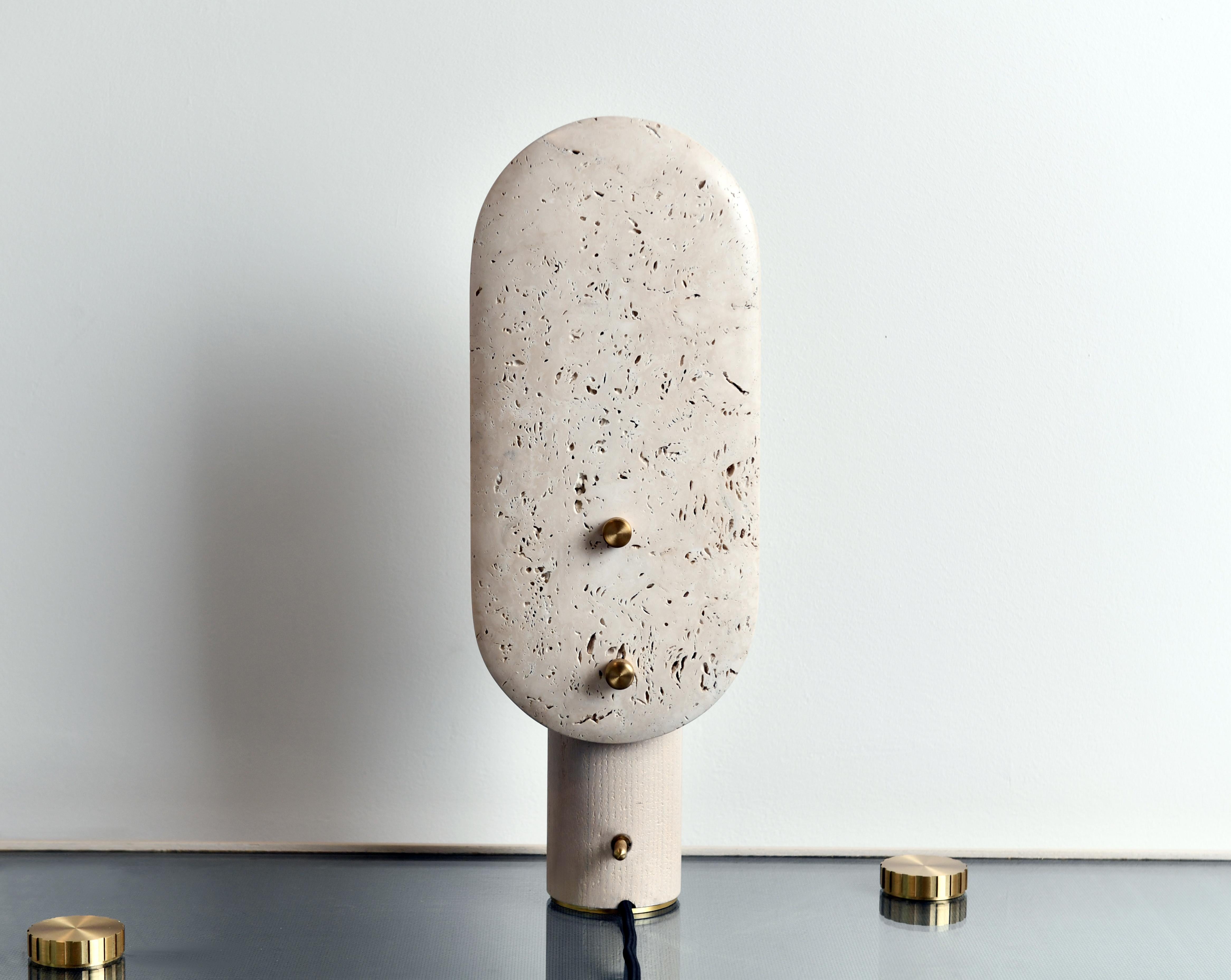 Modern Travertino Nostalgia Table Lamp by Saccal Design House