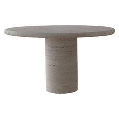 Travertino Small Table Ronde