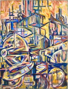 "Visions of the Metropolis" - #5 Original Oil on Canvas